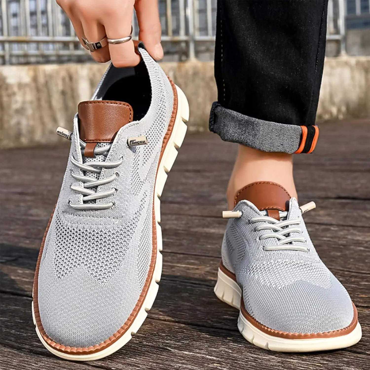 2025 New Breeze Shoes, Wearbreeze Shoes for Men, Lightweight, Breathable & Comfortable Sneakers for Everyday Wear