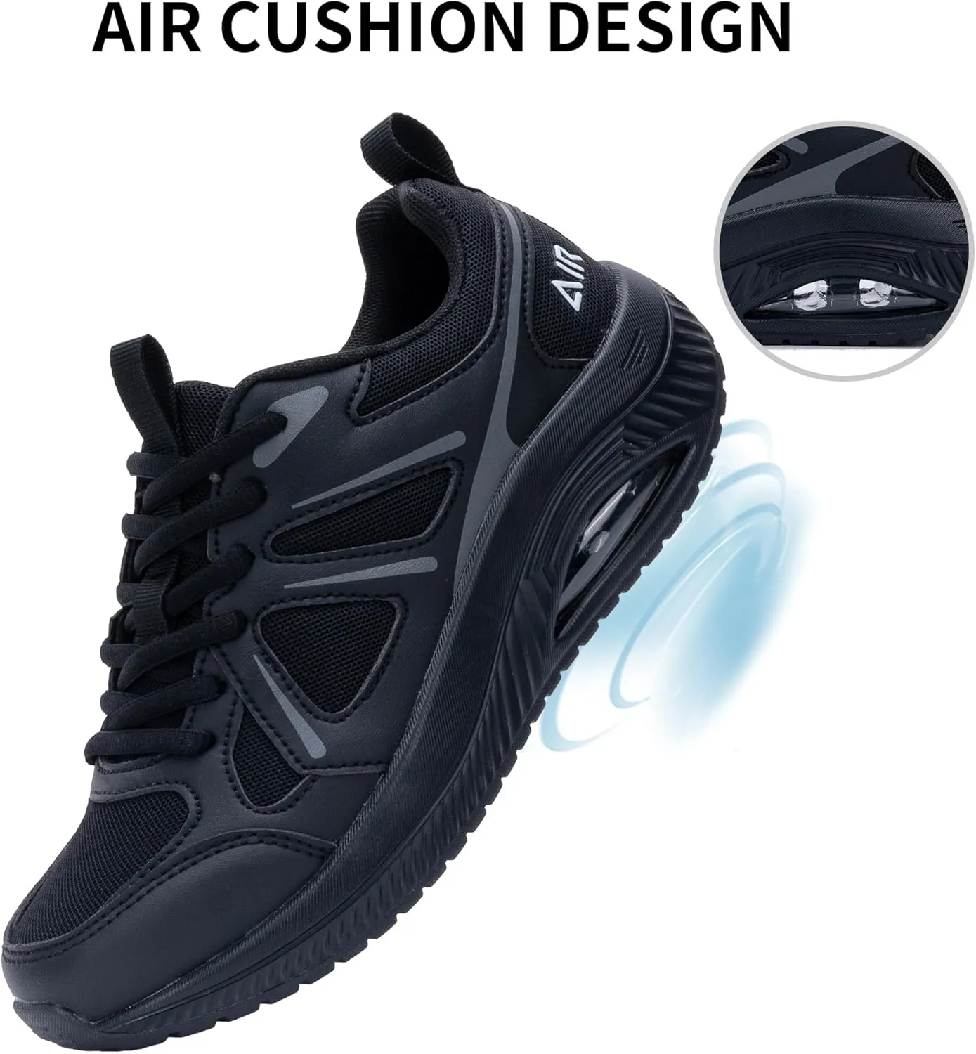 AOV Women Arch Support Walking Shoes Orthotic Sneakers for Plantar Fasciitis Foot and Heel Pain Relief Tennis Shoes, Size 5.5-11
