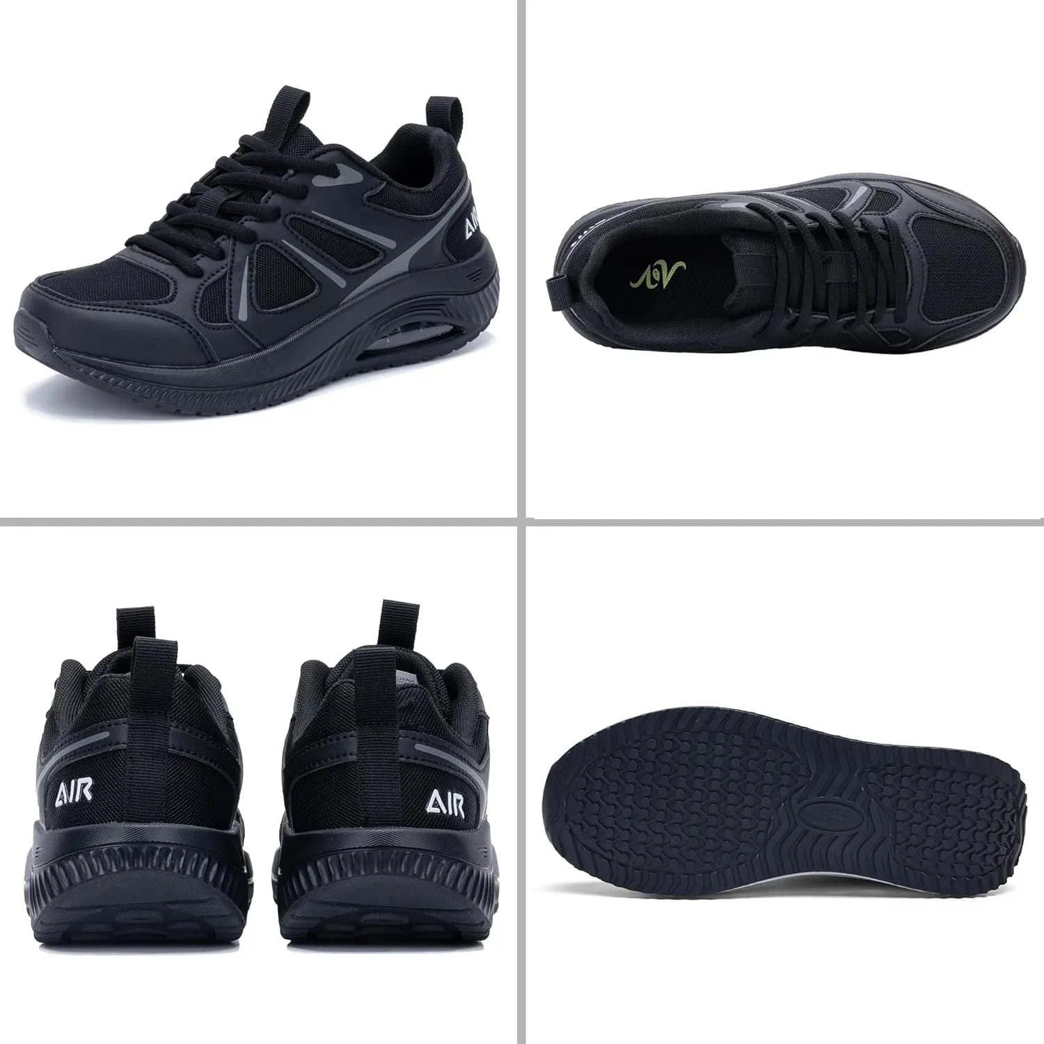 AOV Women Arch Support Walking Shoes Orthotic Sneakers for Plantar Fasciitis Foot and Heel Pain Relief Tennis Shoes, Size 5.5-11