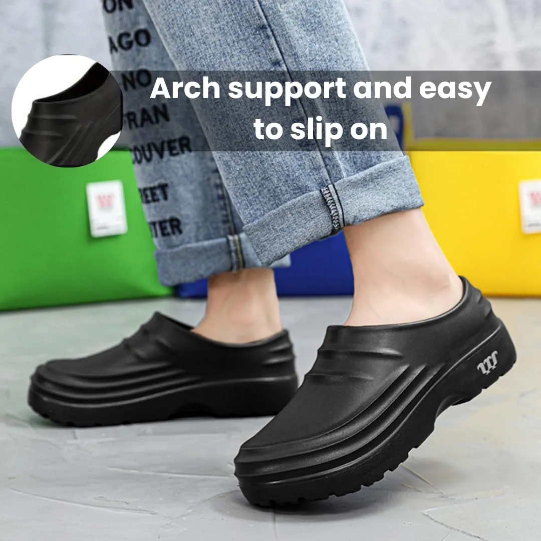 Armadillo Chef Shoes for Men 2025 Newly Slip Resistant, Lightweight Waterproof Armadillo Clogs for Women, Ideal Work Shoes for Kitchens