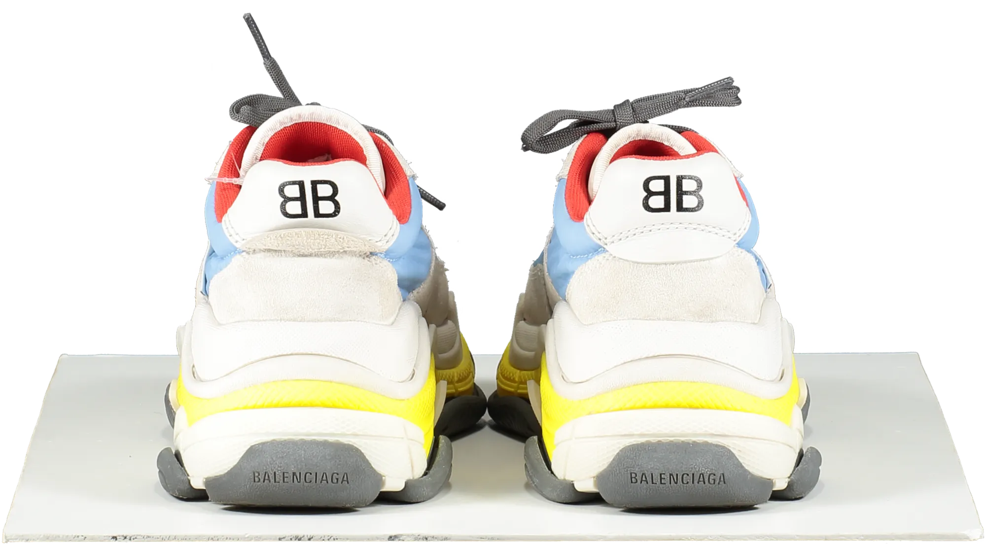 Balenciaga Multicoloured Triple S Grey Chunky Trainers UK 4 EU 37 👠