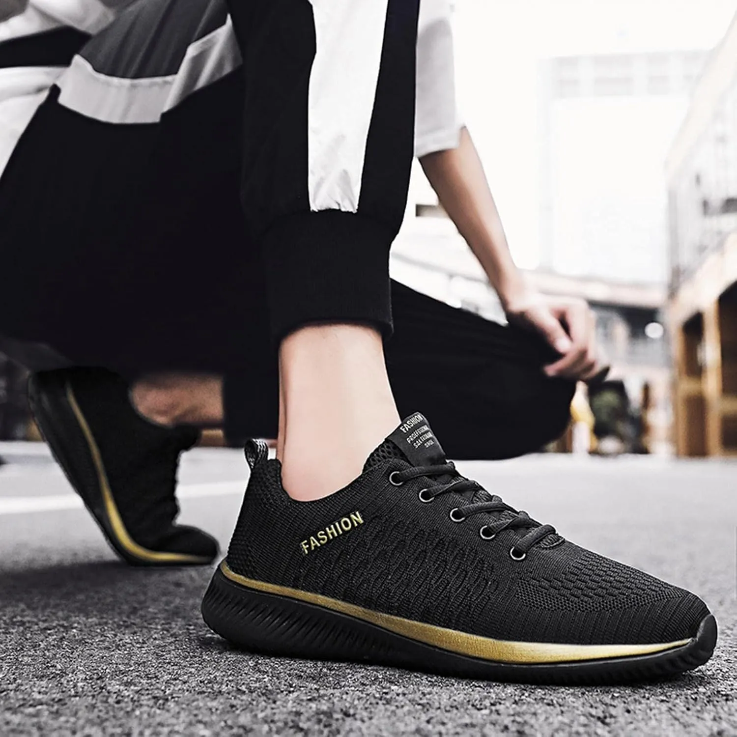 BORAMAX Sneakers Business Fashion SneakerMen's Fashion Sneakers Memory Foam Casual Shoes for Men Retro Oxford Sneaker