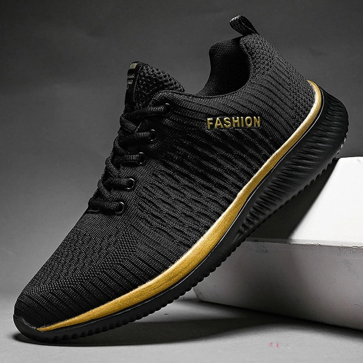 BORAMAX Sneakers Business Fashion SneakerMen's Fashion Sneakers Memory Foam Casual Shoes for Men Retro Oxford Sneaker