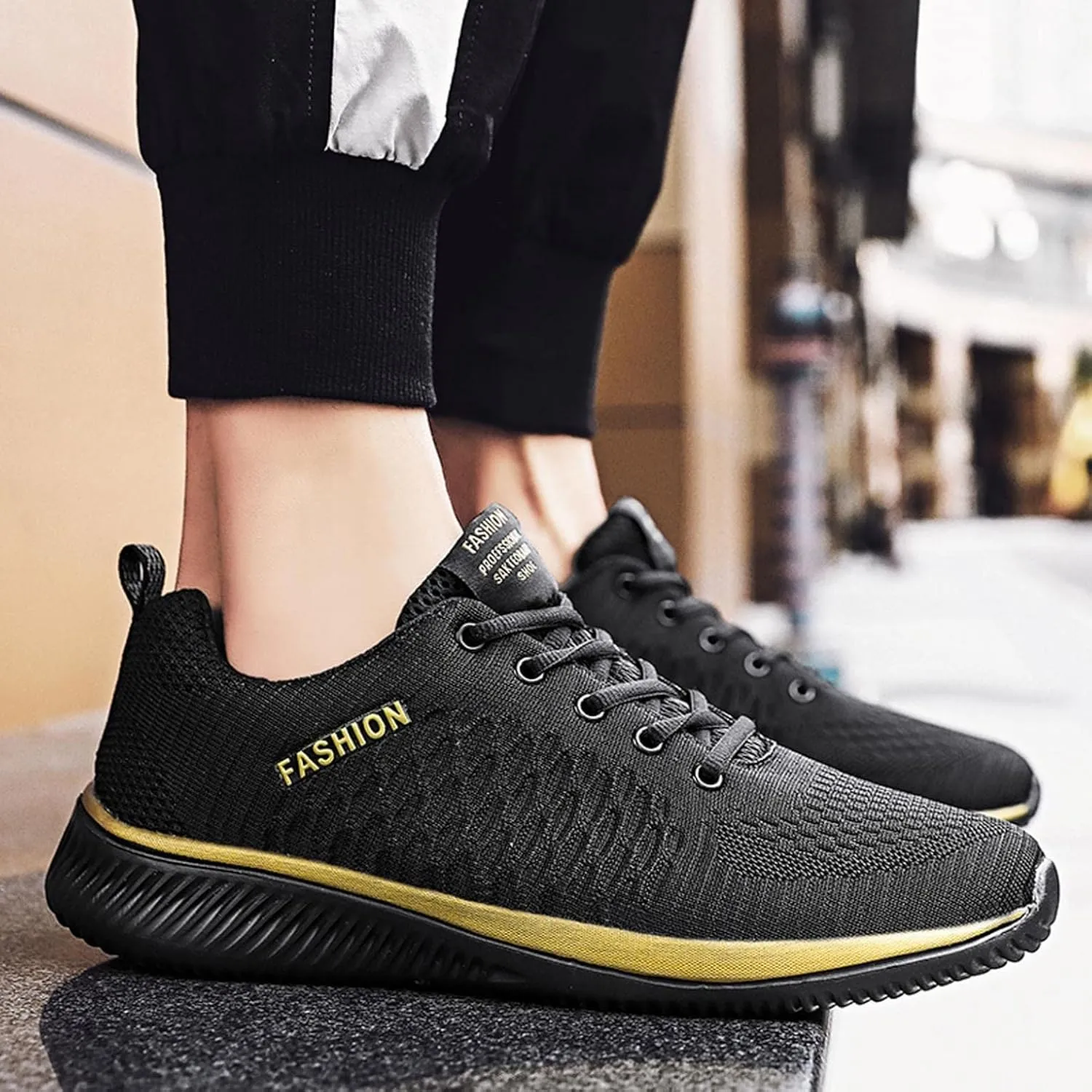 BORAMAX Sneakers Business Fashion SneakerMen's Fashion Sneakers Memory Foam Casual Shoes for Men Retro Oxford Sneaker