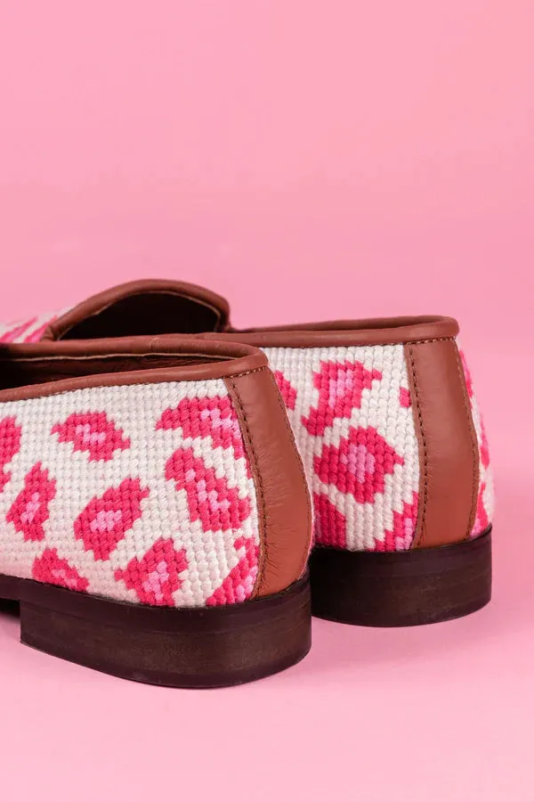 BY PAIGE - NEEDLEPOINT LOAFER IN LEOPARD