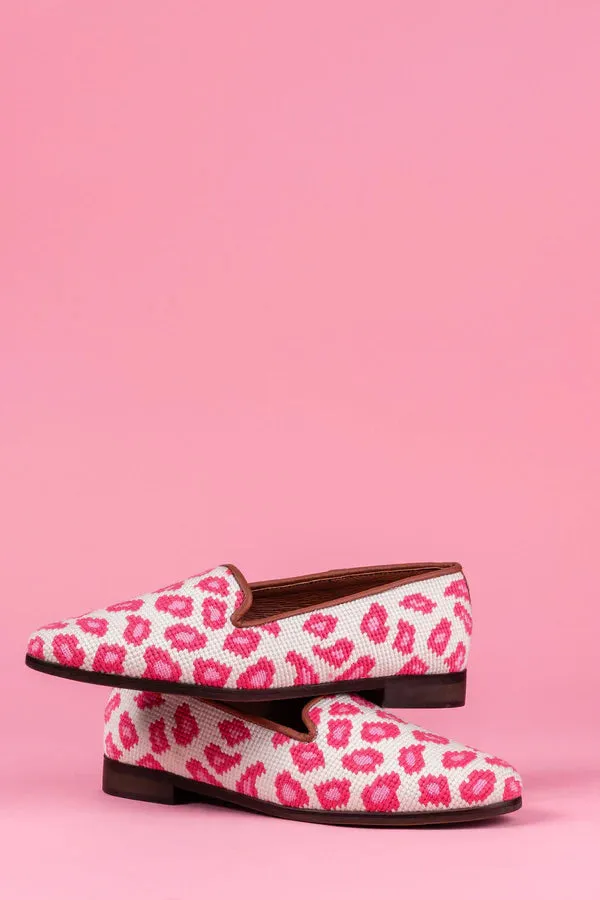 BY PAIGE - NEEDLEPOINT LOAFER IN LEOPARD