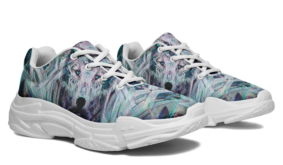 Crystal Wolf Chunky Shoes