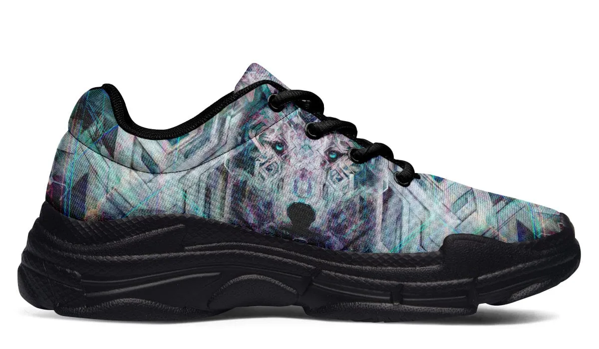 Crystal Wolf Chunky Shoes