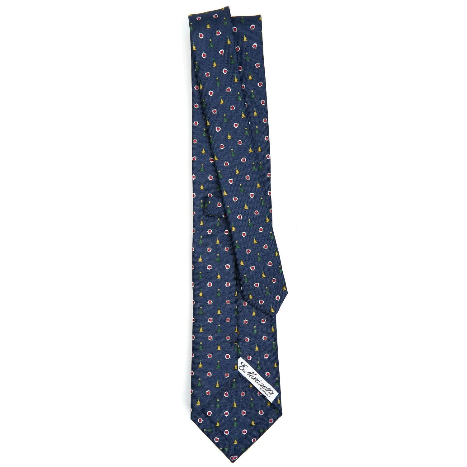 DARK BLUE SARTORIAL HOLIDAY SILK TIE