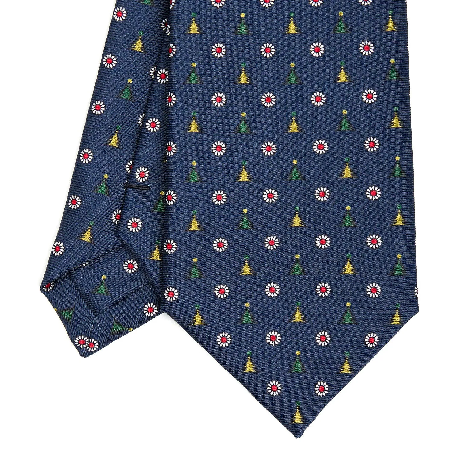 DARK BLUE SARTORIAL HOLIDAY SILK TIE