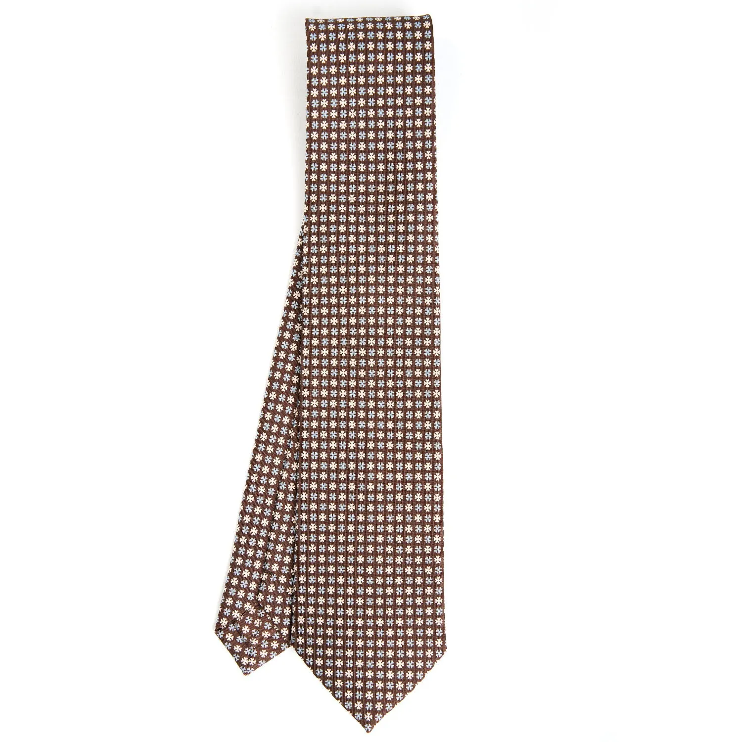 DARK BROWN CLASSIC SILK TIE