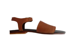 Dark Brown Leather Sandals