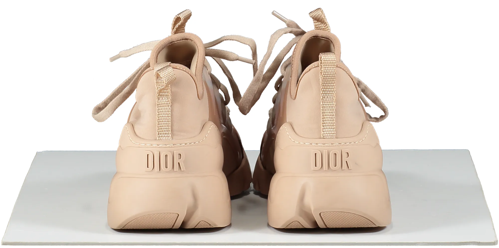 Dior D-connect Sneaker Nude Technical Fabric Trainers UK 4.5 EU 37.5 👠