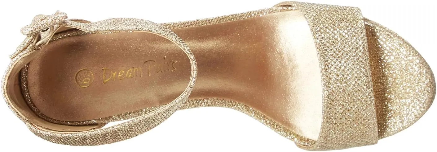 DREAM PAIRS Women's Hi-lo Heeled Sandal