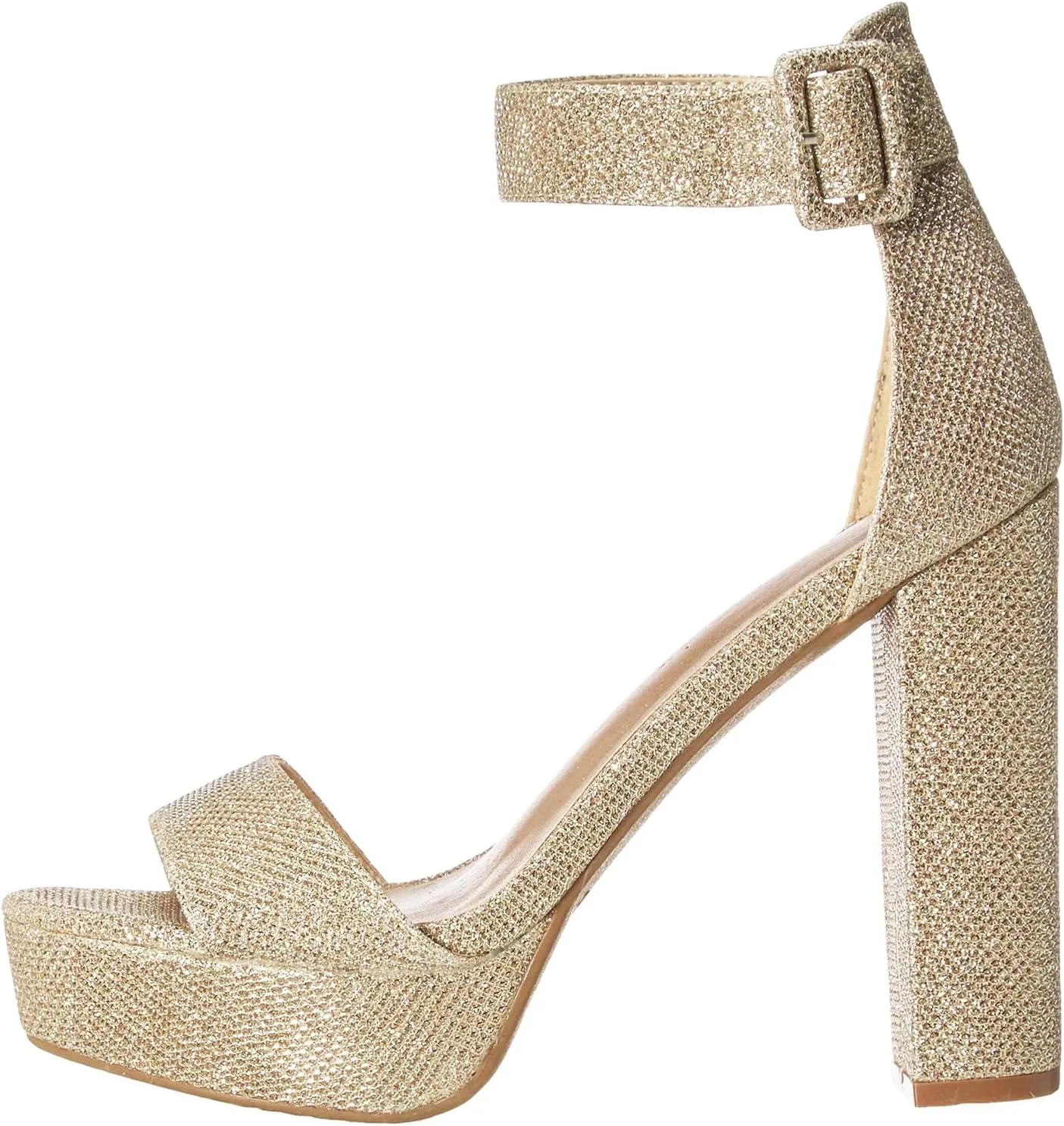DREAM PAIRS Women's Hi-lo Heeled Sandal