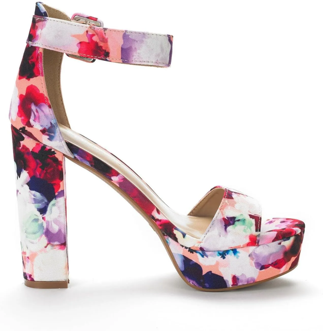 DREAM PAIRS Women's Hi-lo Heeled Sandal