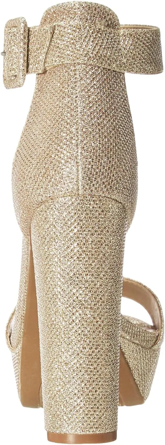 DREAM PAIRS Women's Hi-lo Heeled Sandal