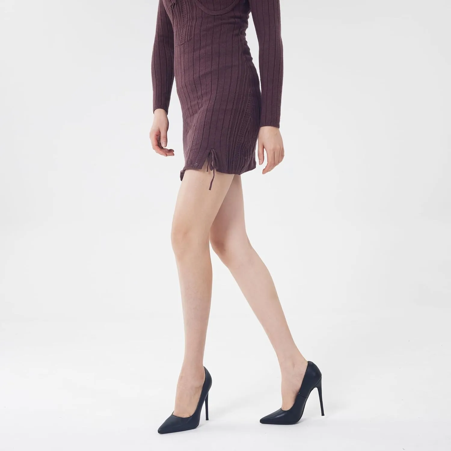 Elisabet Tang Women Pumps, Pointed Toe High Heel 4.7 inch/12cm Party Stiletto Heels Shoes Matte