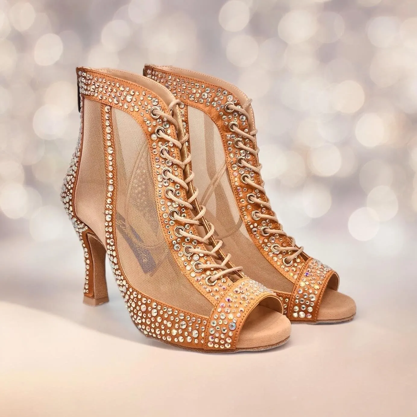 Esmaralda's Dance Shoes - Heeled Women Latin Salsa, Tango, Wedding & Ballroom Dance Shoes - Professional & Practice