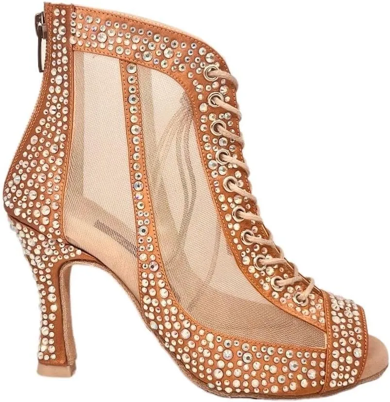 Esmaralda's Dance Shoes - Heeled Women Latin Salsa, Tango, Wedding & Ballroom Dance Shoes - Professional & Practice