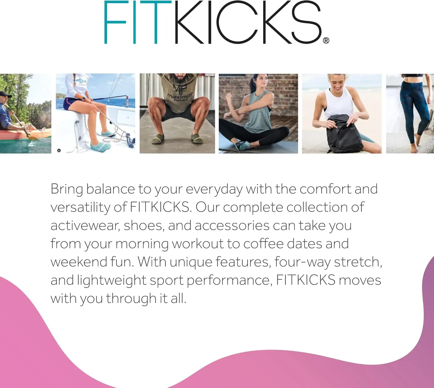 FITKICKS Original Women's Foldable Active Lifestyle Minimalist Footwear Barefoot Yoga Sporty Water Shoes