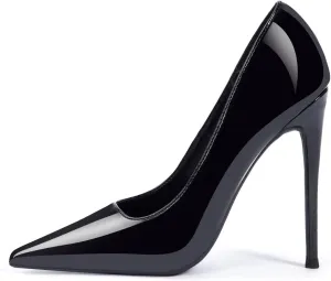 GENSHUO Women's 4.7 Inch Pumps Pointy Closed Toe Stiletto Sexy High Heels Slip on Porm Party Wedding Dress Shoes