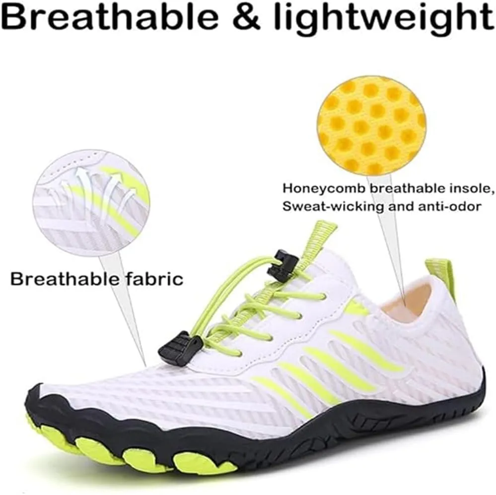 Grounded Footwear for Women Men Neuropathy, Lightweight Non-Slip Barefoot Shoes, Wide Toe Box Grounded Hike Shoes