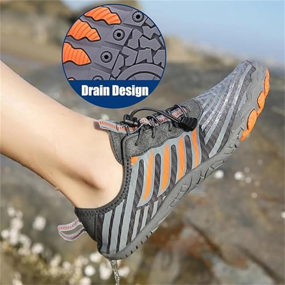 Grounded Footwear for Women Men Neuropathy, Lightweight Non-Slip Barefoot Shoes, Wide Toe Box Grounded Hike Shoes