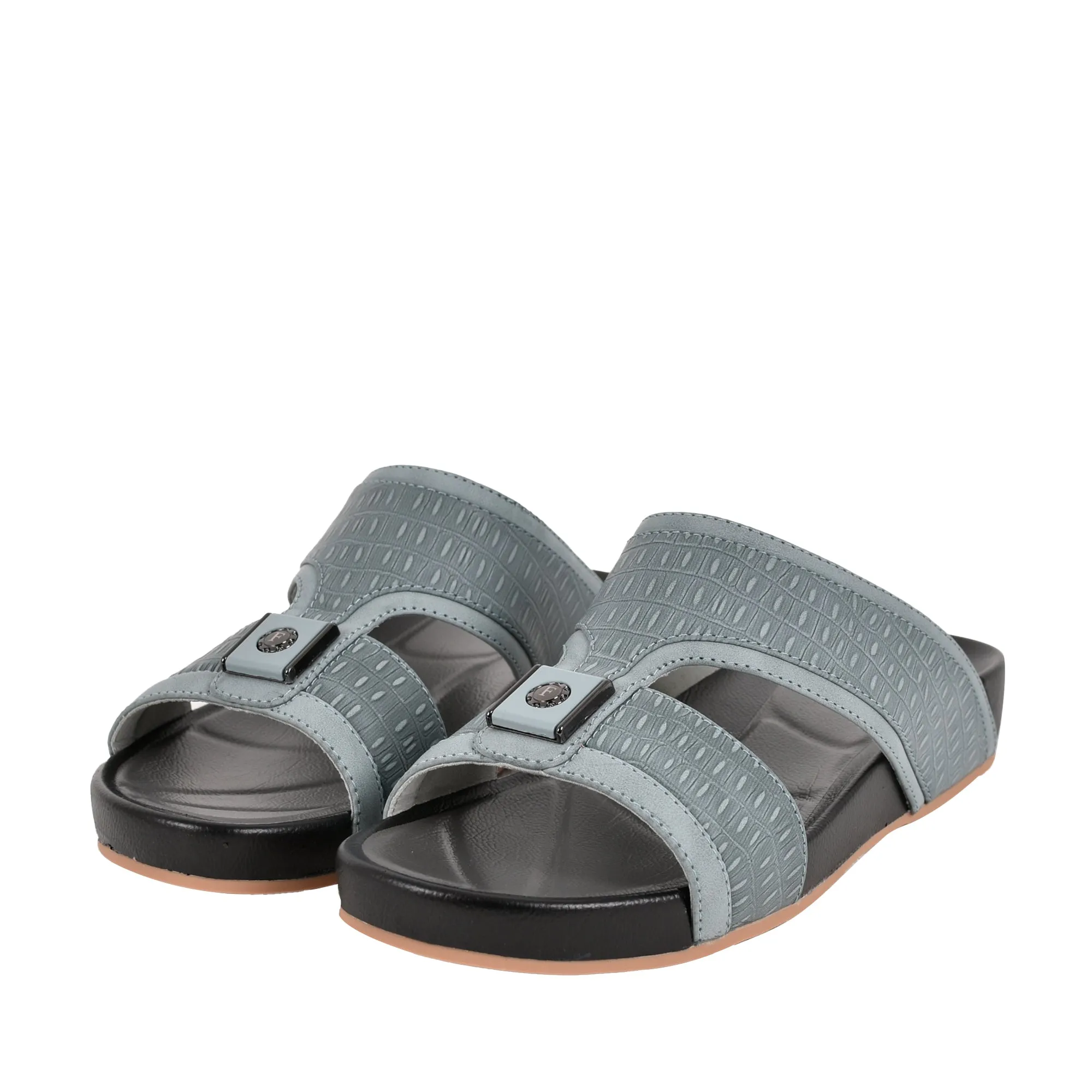 Kids Blue Arabic Slipper
