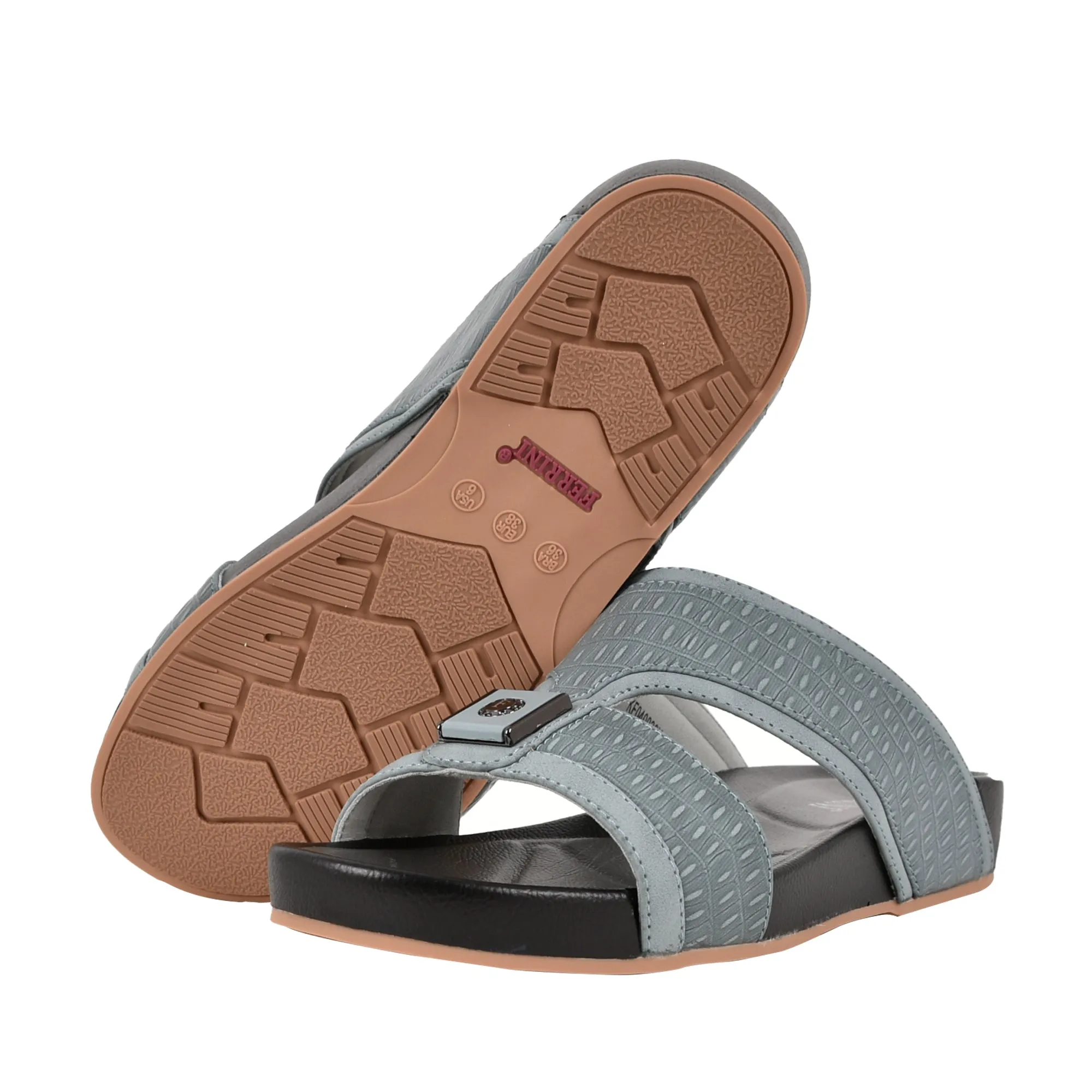 Kids Blue Arabic Slipper