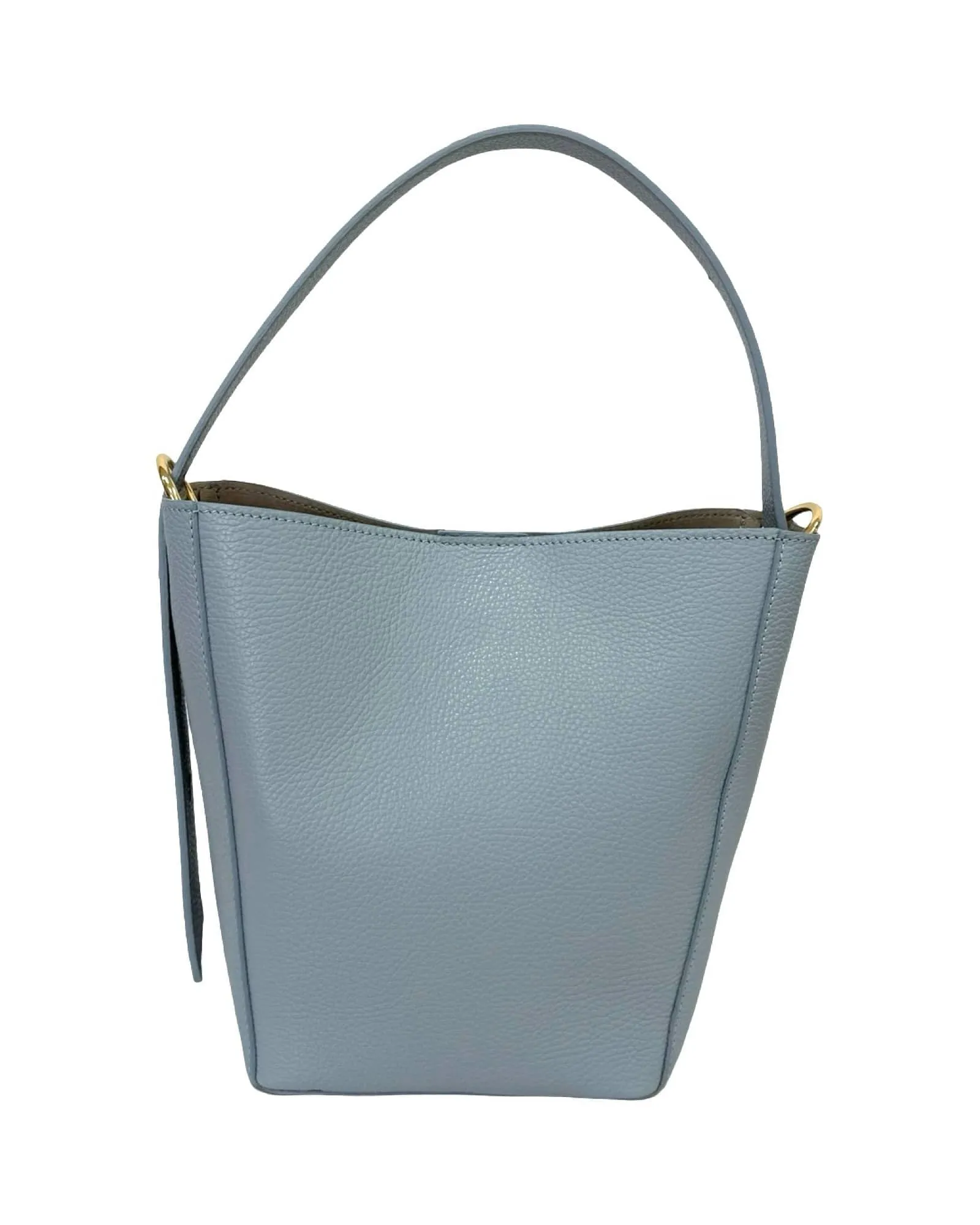 LEATHER BUCKET BAG