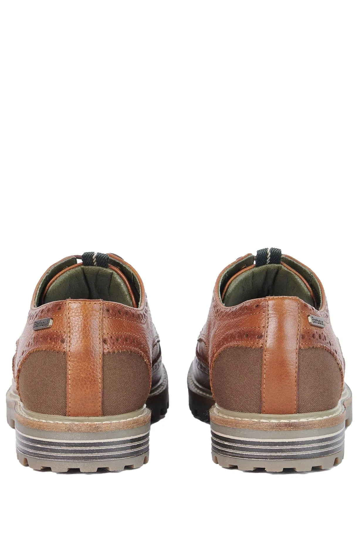 Marble Brogues - Almond