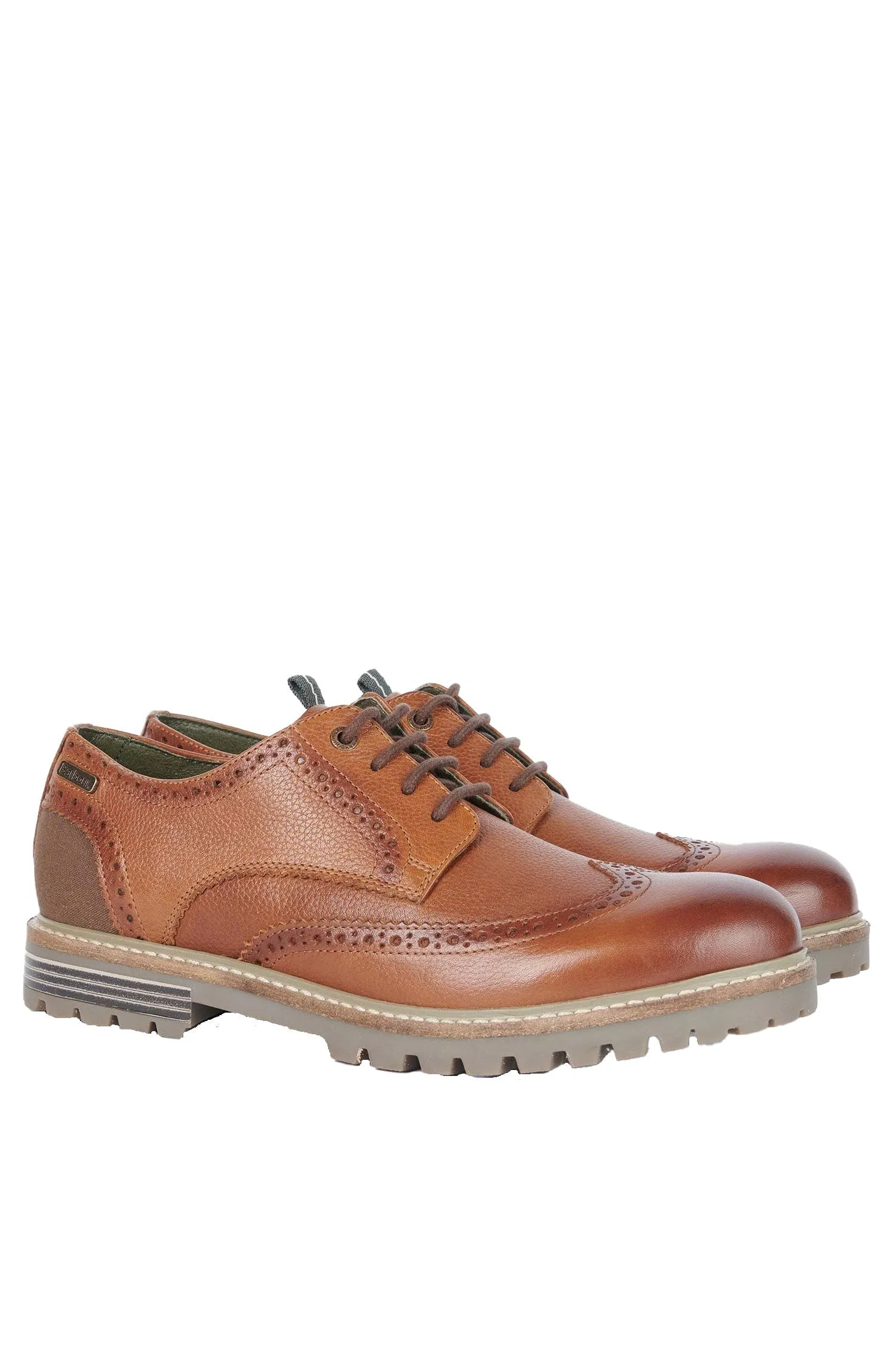 Marble Brogues - Almond
