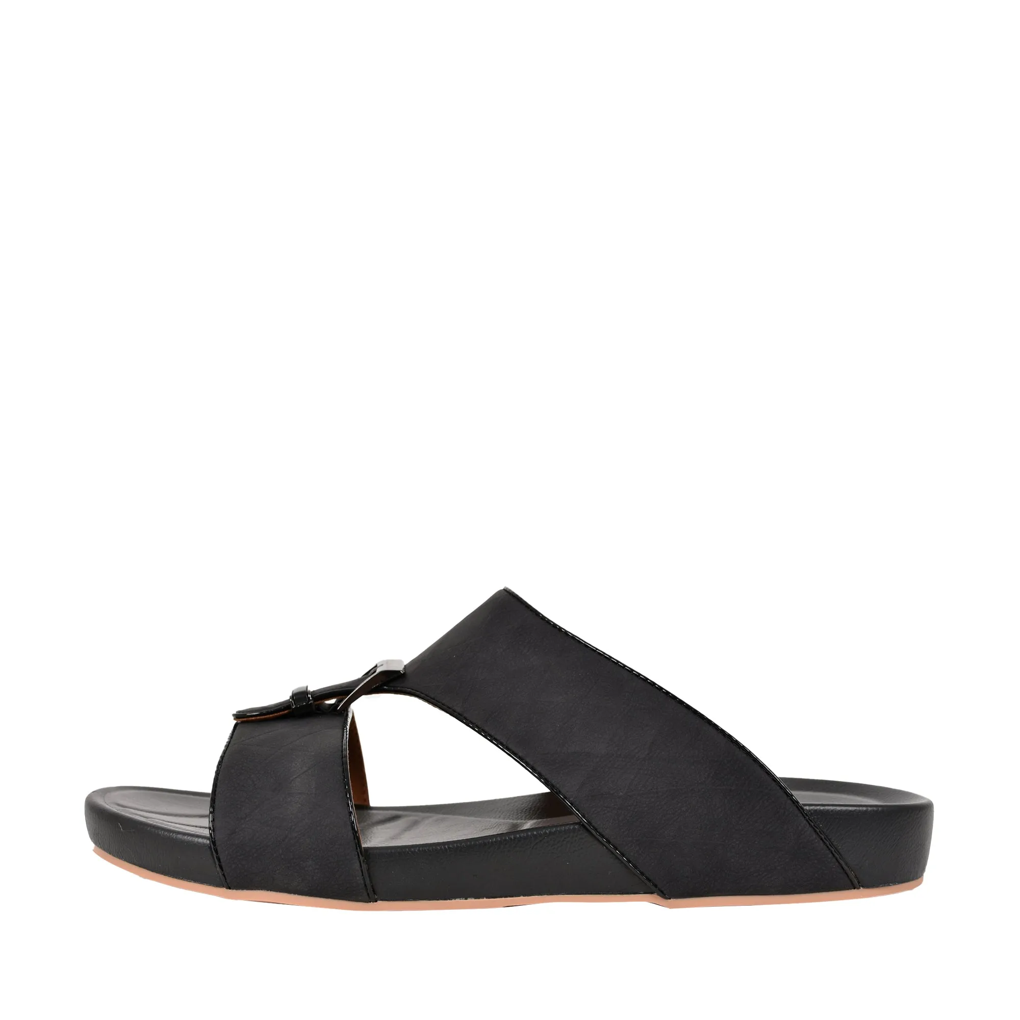 Mens Buckle Detailed Jumbo Arabic Sandals