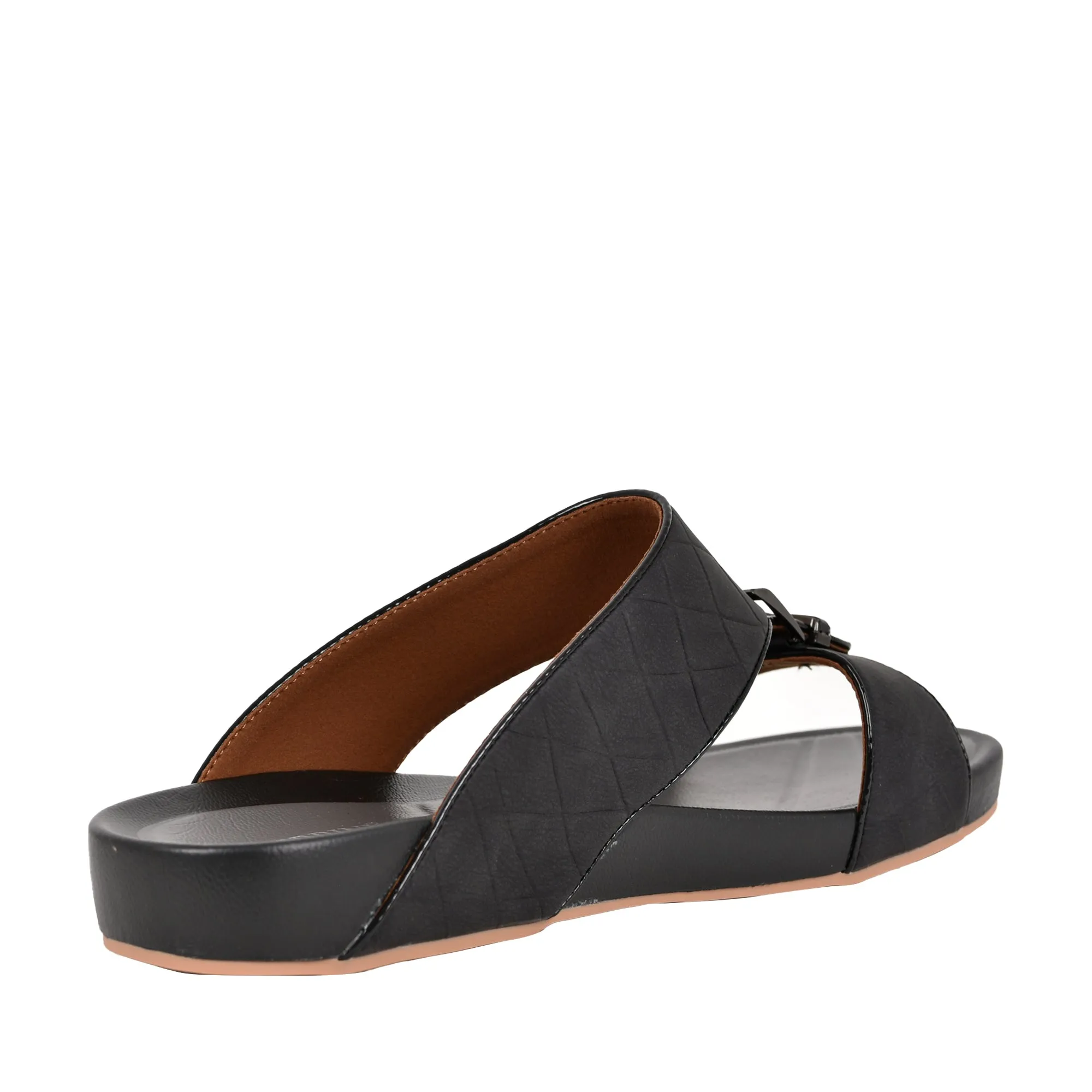Mens Buckle Detailed Jumbo Arabic Sandals