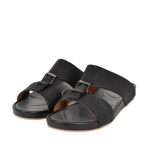 Mens Buckle Detailed Jumbo Arabic Sandals