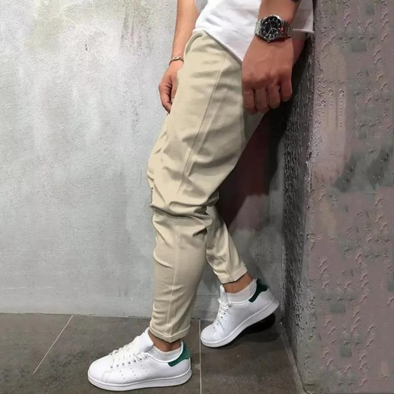 Mens Jogger Pants - Relaxed Fit - Elastic Waist & Cuffs - Casual Everyday Wear