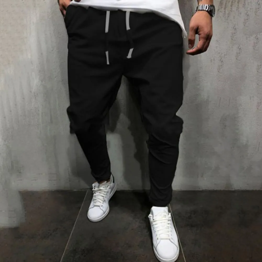 Mens Jogger Pants - Relaxed Fit - Elastic Waist & Cuffs - Casual Everyday Wear