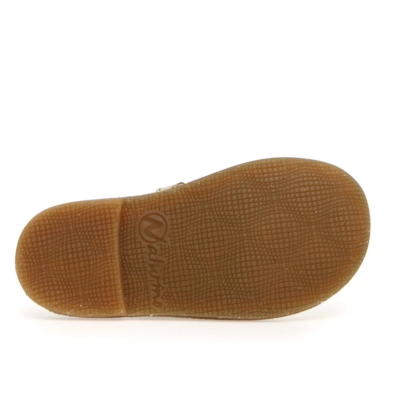 Naturino Paris Vl | Metallic Platinum Kids Mary Janes