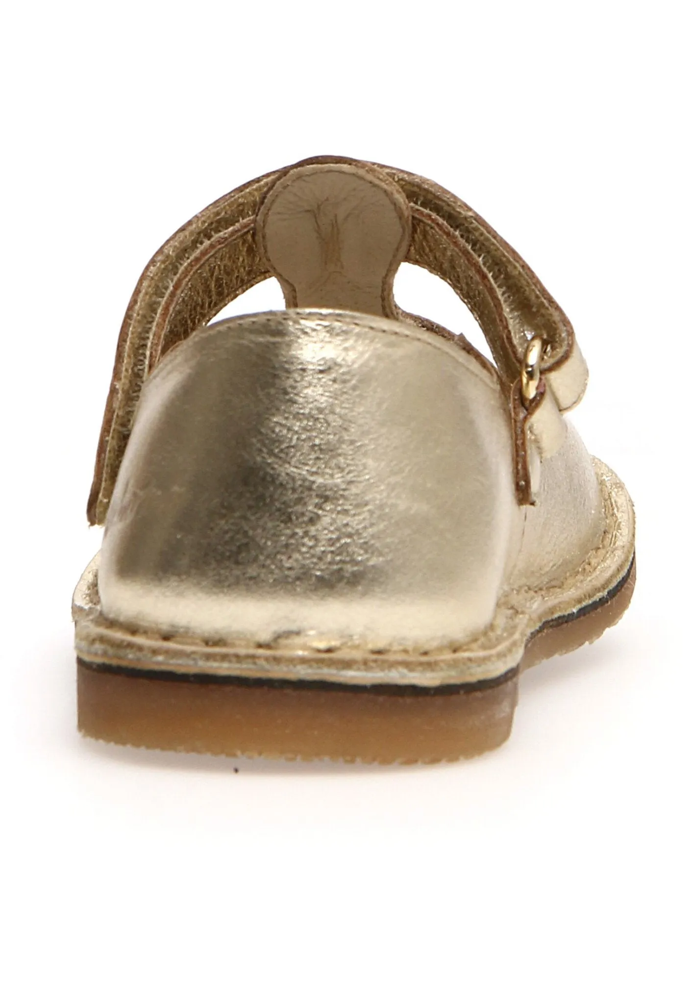 Naturino Paris Vl | Metallic Platinum Kids Mary Janes