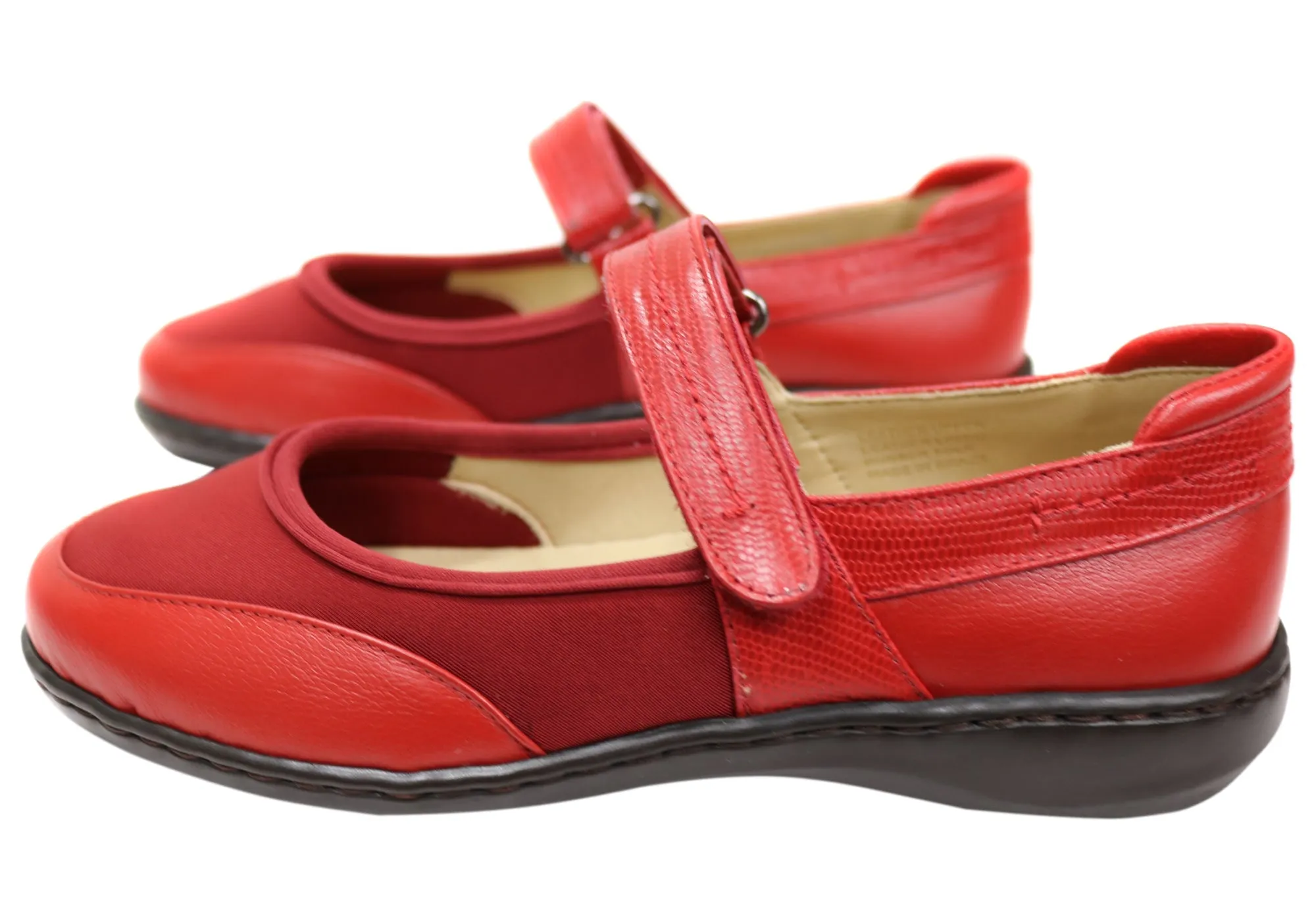 Opananken Eden Womens Comfortable Brazilian Leather Mary Jane Shoes