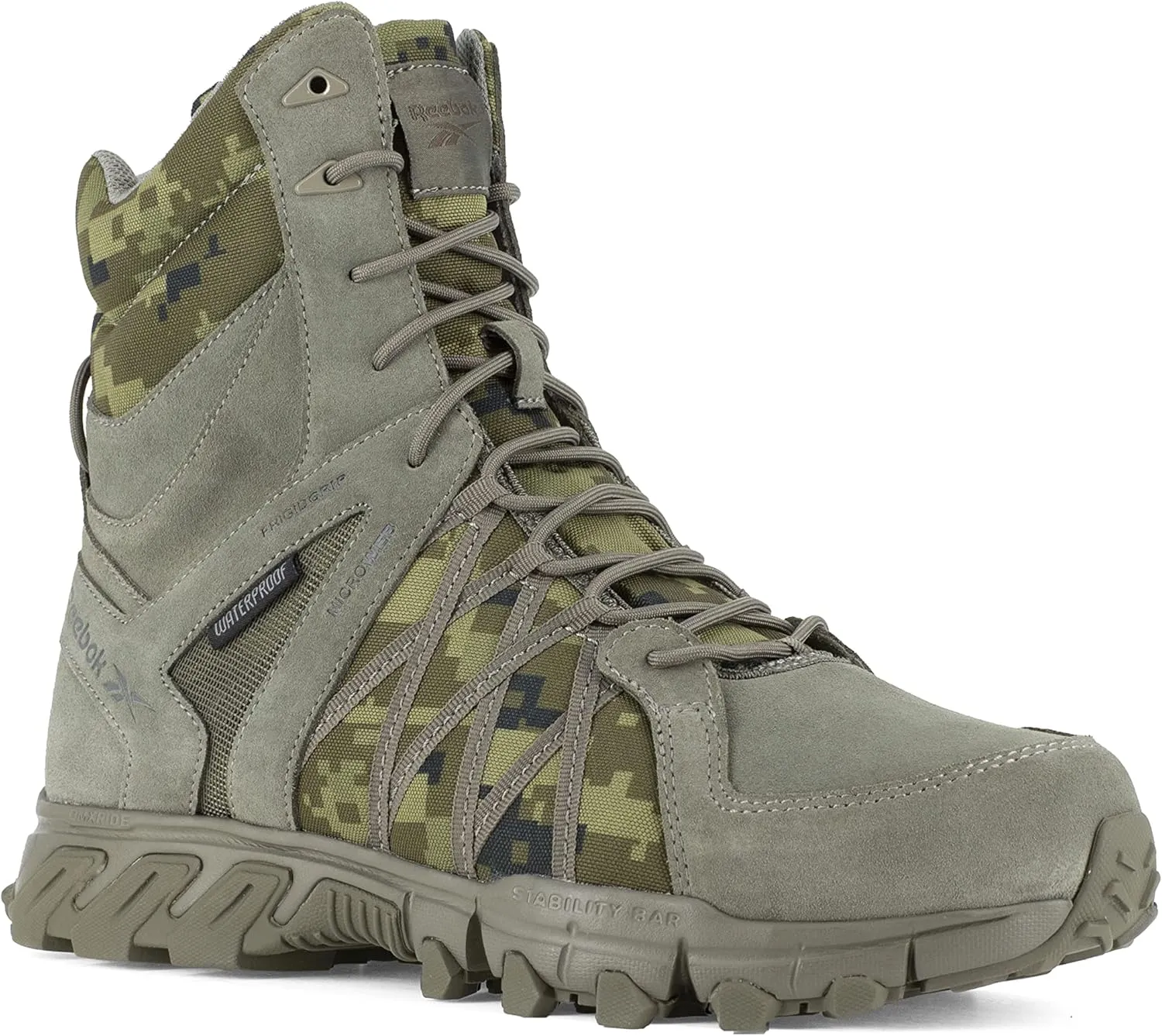 Reebok Men's Rb3445 Trailgrip Tactical Construction Boot Black Work & Safety
