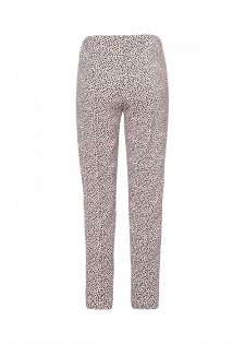 Riani Powder Pink and Black Animal Printed Pull On Trouser 703700-3731 357 S