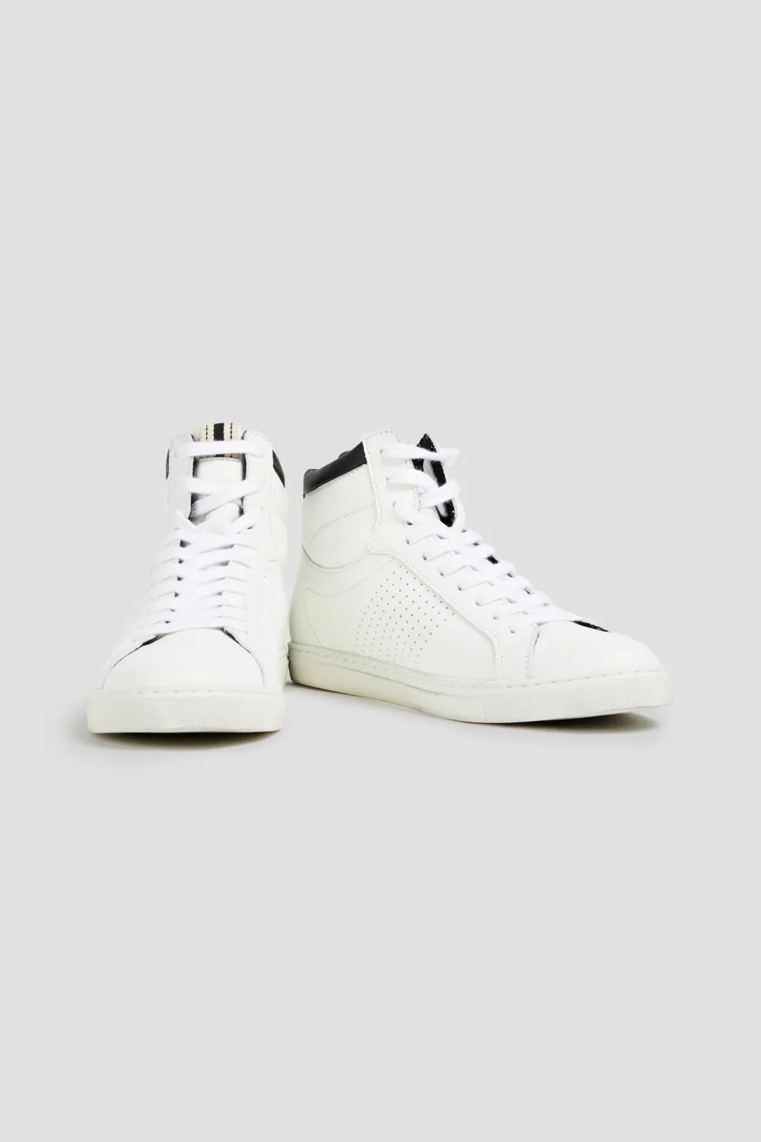 RRP €160 BA&SH Leather Sneakers US6 EU36 UK3.5 Dirty Look Made in Portugal