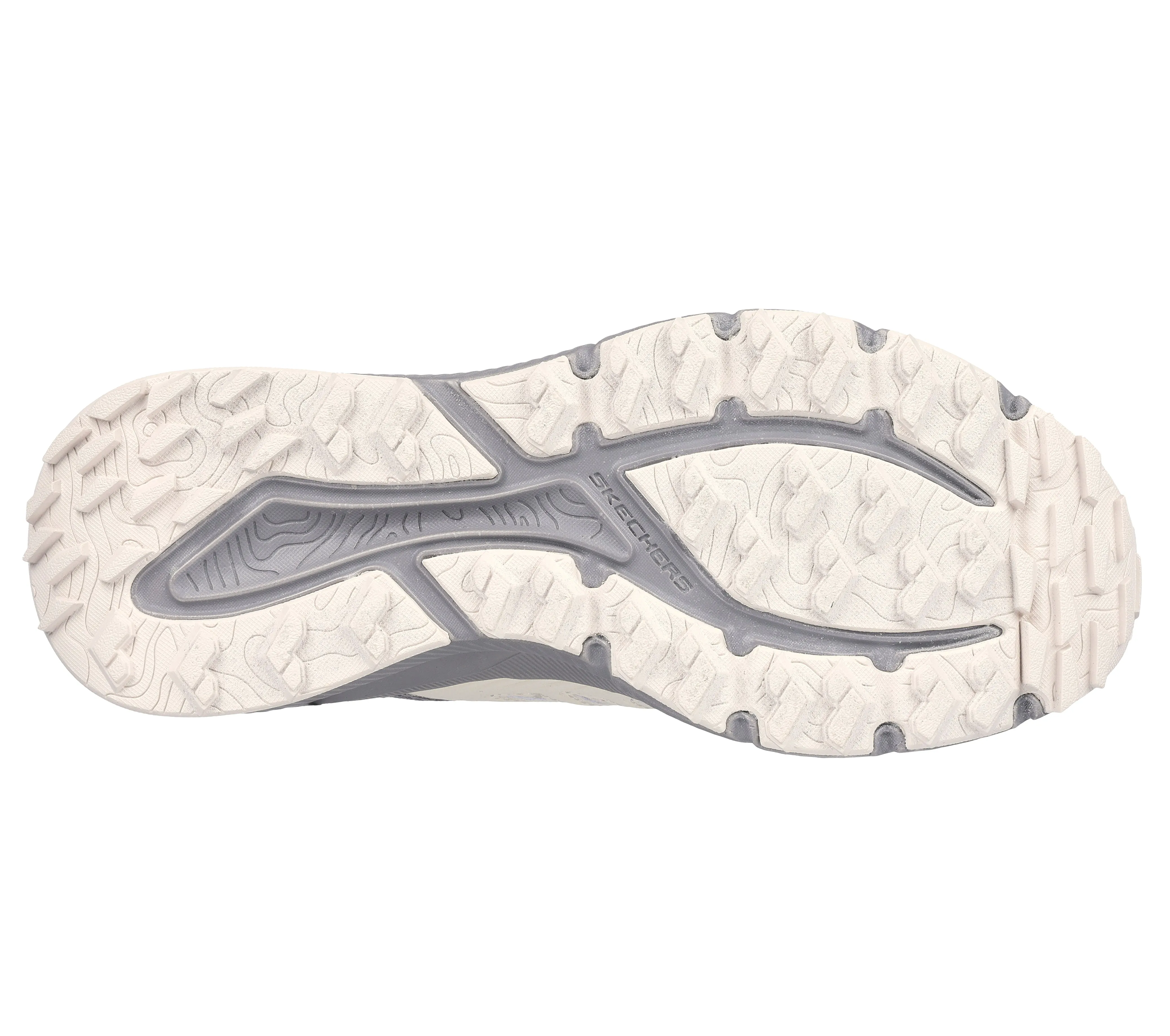 Skechers Womens 180162/ NTGY Natural Grey Switch Back- Cascades Lace Up Trainers