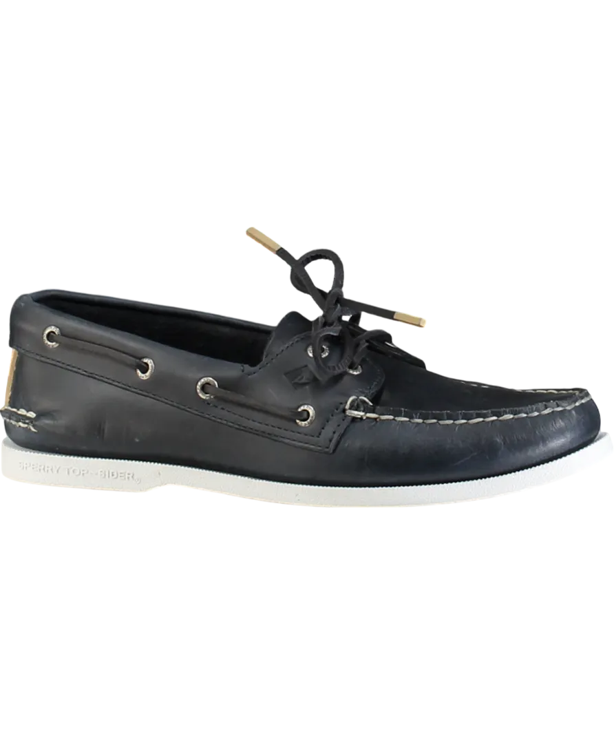 Sperry Blue Authentic Original 2-eye Pullup Navy Deck Shoes UK 9 EU 43 