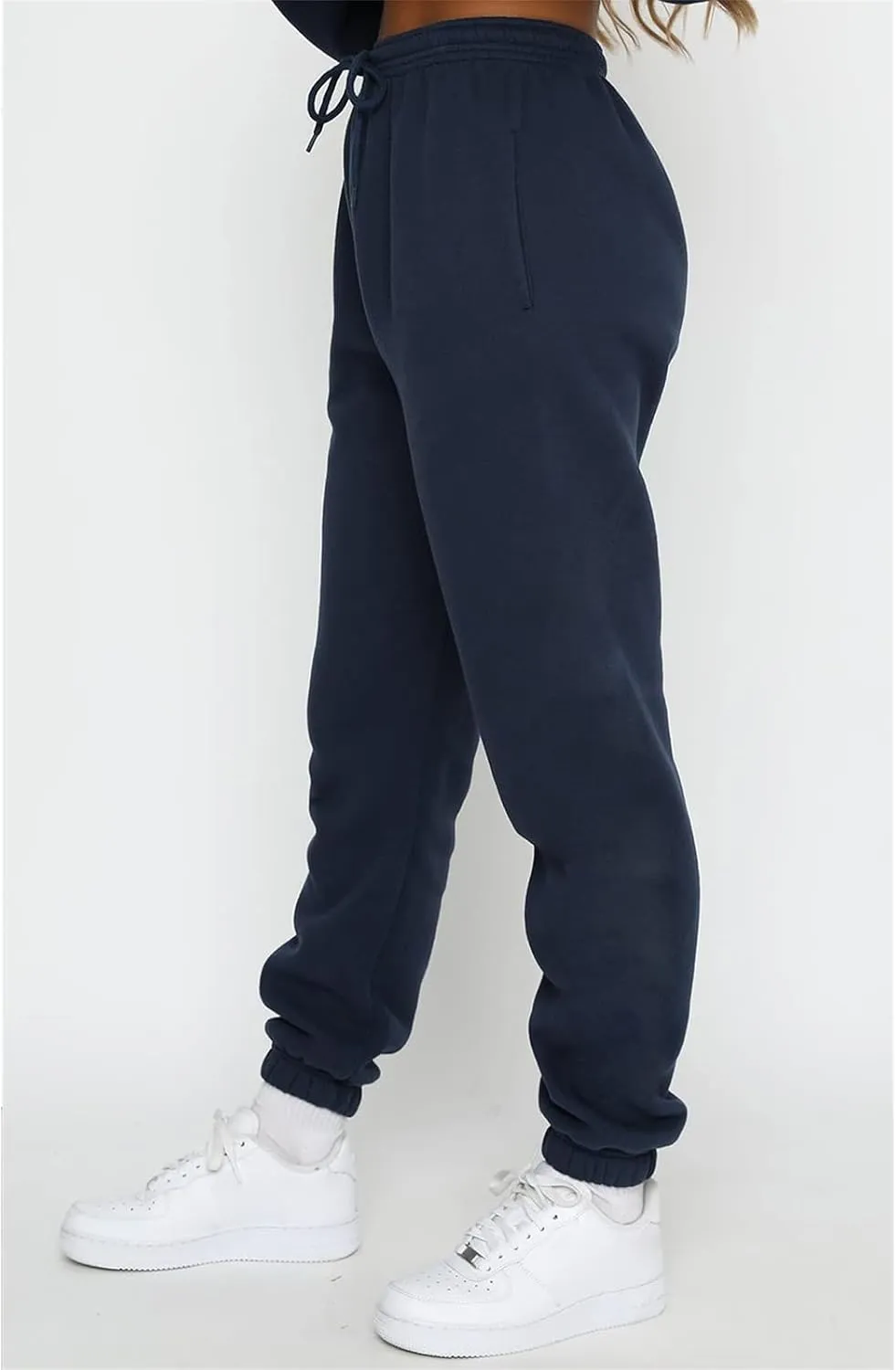 Sweatpants Women Casual High Waisted Athletic Pants Sport Workout Active Baggy Lounge Trousers Loose Tapered Trousers