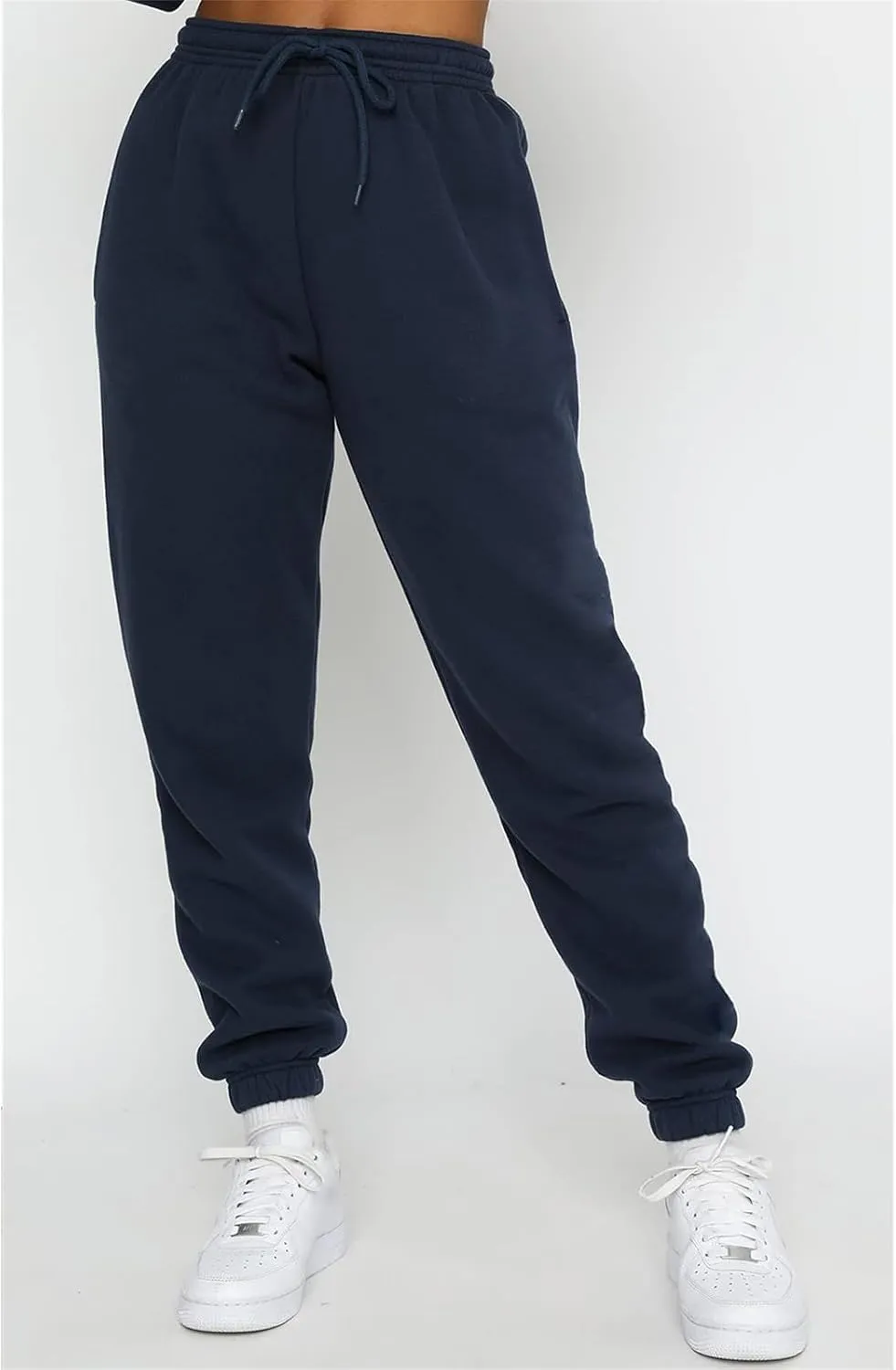 Sweatpants Women Casual High Waisted Athletic Pants Sport Workout Active Baggy Lounge Trousers Loose Tapered Trousers