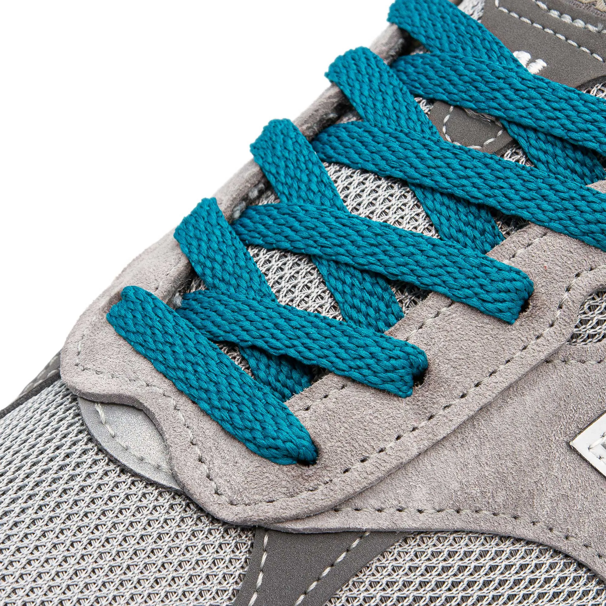 Teal Flat Shoe Laces