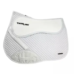 ThinLine Cotton Quilted Jump Saddle Pad, White